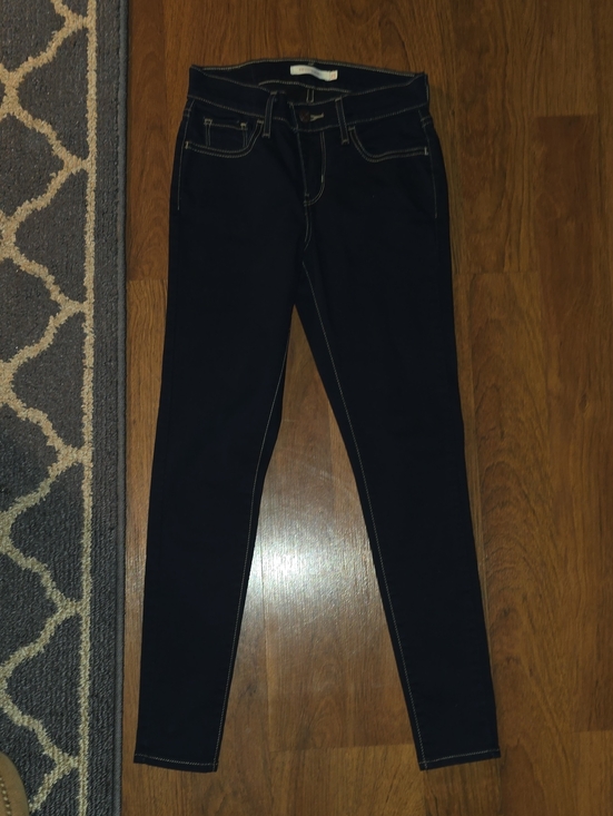 Levi's Denim - Levi's Dark Blue Skinny Jeans with Contrast Stitching